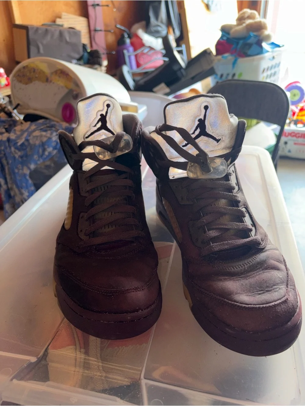 Air Jordan 5 Retro SE Burgundy Sneaker size 12
